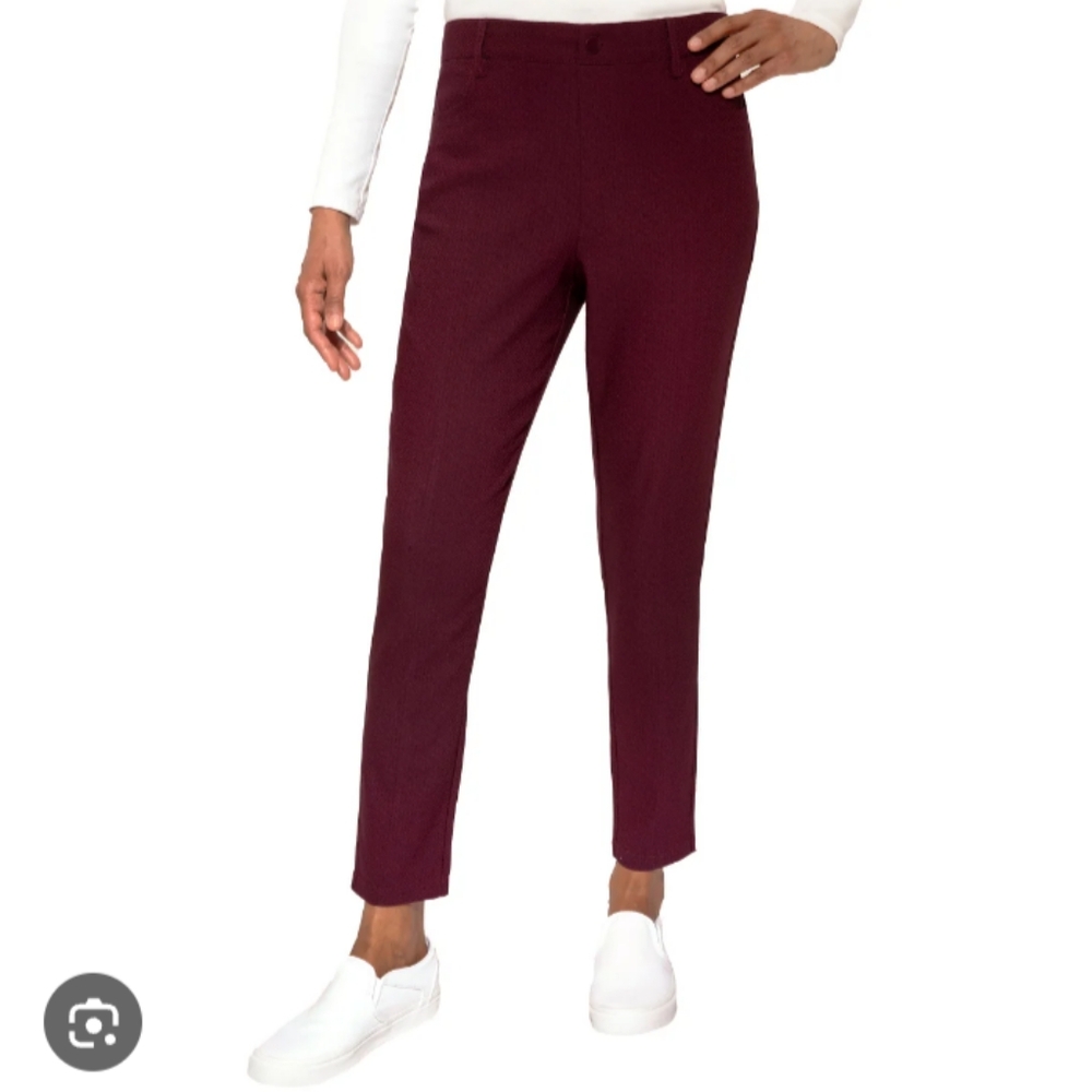 Mario Serrani Ladies Textured Pull On Pants